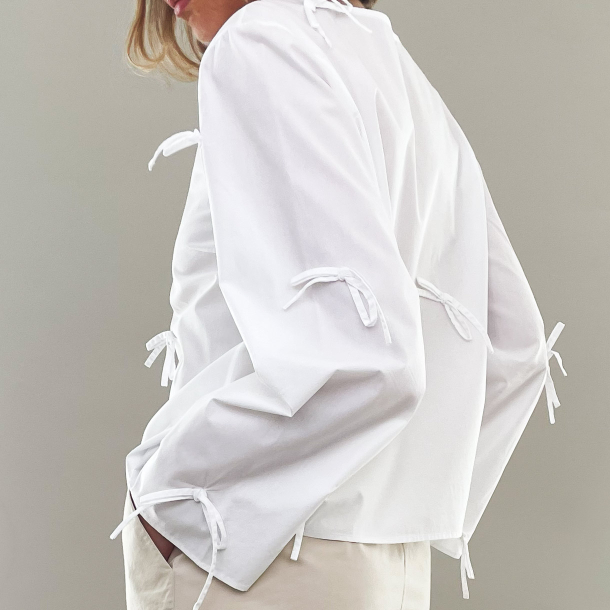 Bow Blouse - White