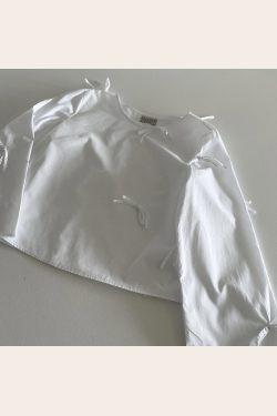 Bow Blouse - White