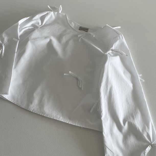Bow Blouse - White
