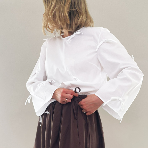 Bow Blouse - White