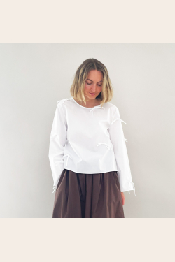 Bow Blouse - White