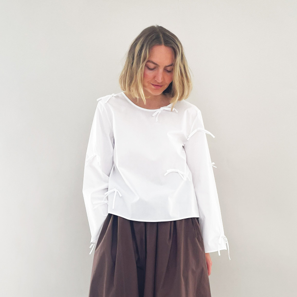 Bow Blouse - White