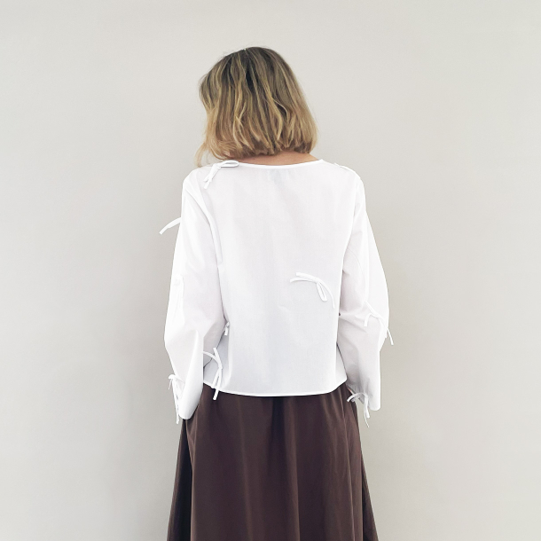 Bow Blouse - White