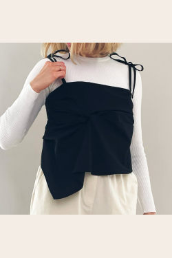 Draped Knot Top