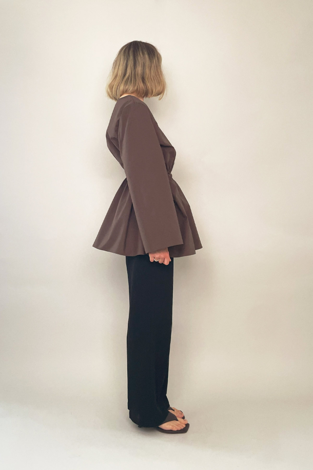 Oline Blouse - Brown