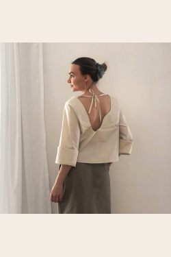 Wave Top - Beige