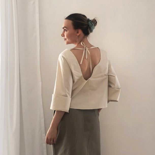 Wave Top - Beige