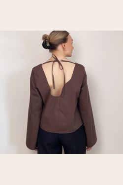 Wave Top - Brown